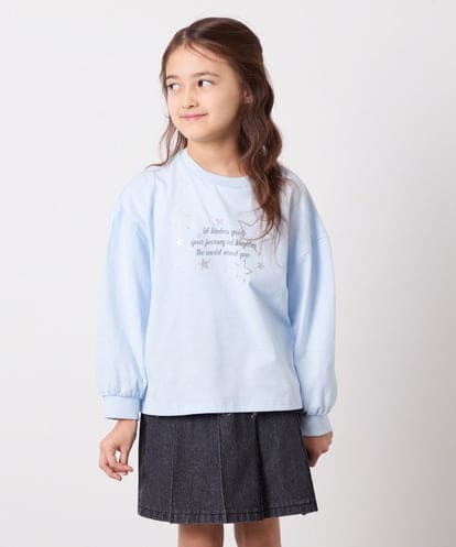 KJKED31026 a.v.v KIDS [120-160]ロゴアソートロンT