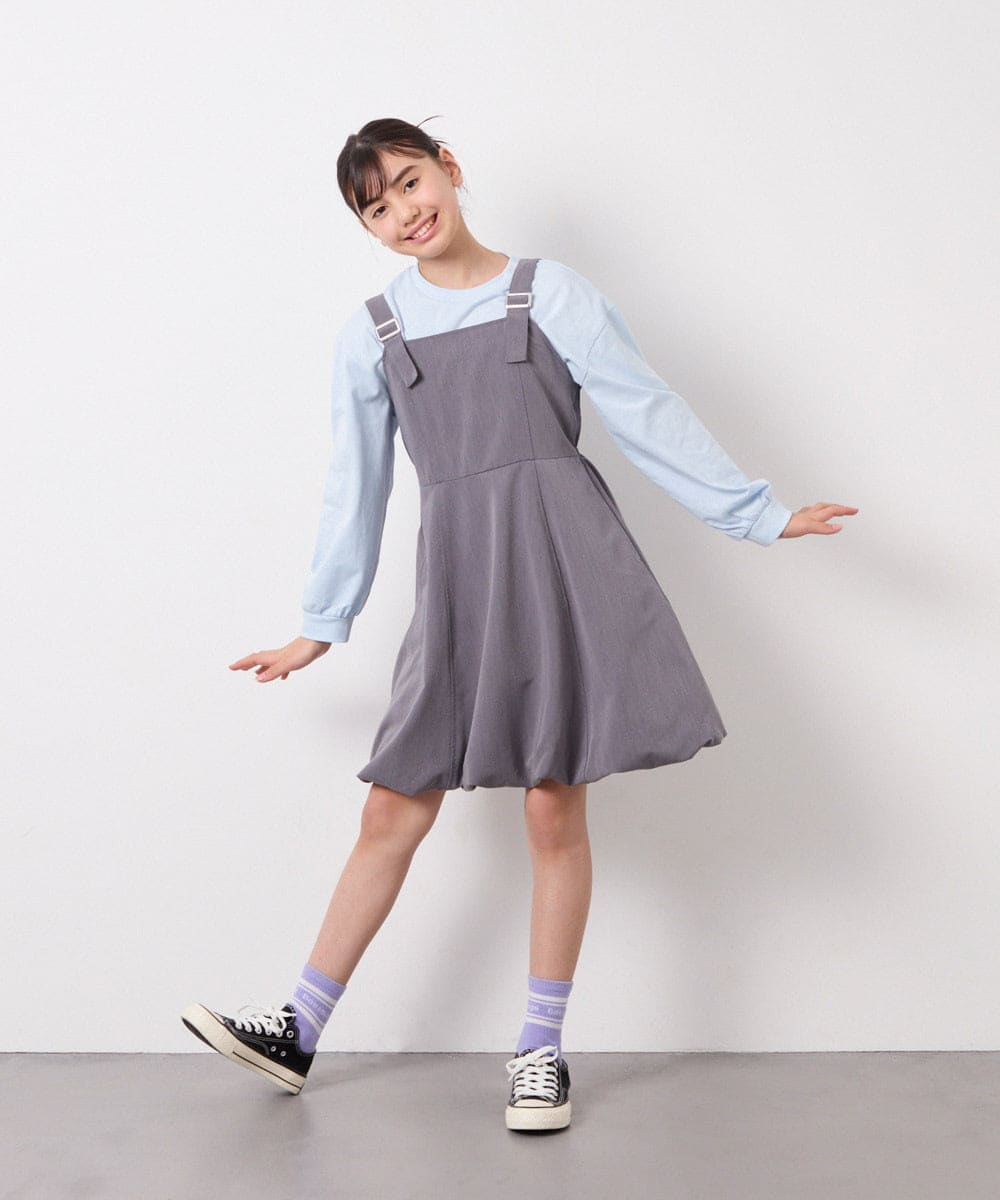 KJKED31026 a.v.v KIDS(アー・ヴェ・ヴェ) [120-160]ロゴアソートロンT ライトブルー