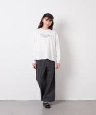 KJKED31026 a.v.v KIDS(アー・ヴェ・ヴェ) [120-160]ロゴアソートロンT ホワイト