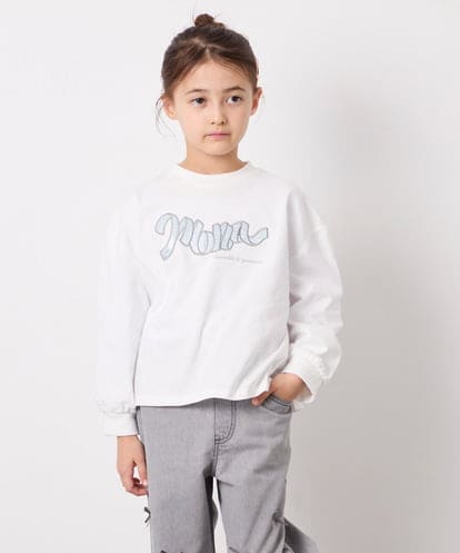 KJKED31026 a.v.v KIDS [120-160]ロゴアソートロンT