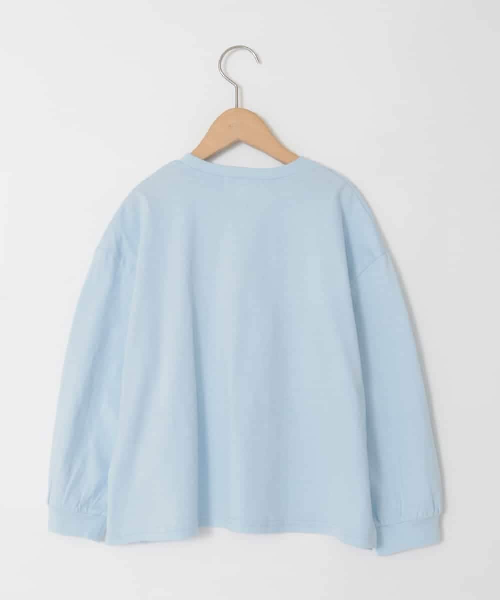 KJKED31026 a.v.v KIDS(アー・ヴェ・ヴェ) [120-160]ロゴアソートロンT ライトブルー