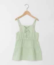 KJKED32039 a.v.v KIDS(アー・ヴェ・ヴェ) [120-160]3WAYレイヤードキャミソールトップス グリーン