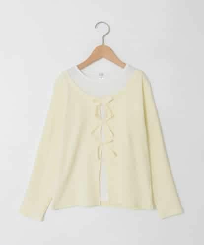 KJKED33044 a.v.v KIDS [140-160]レイヤード風テレコカットソー