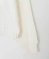 KJKED34029 a.v.v KIDS(アー・ヴェ・ヴェ) [130-160]配色ラインロゴカットソー ホワイト