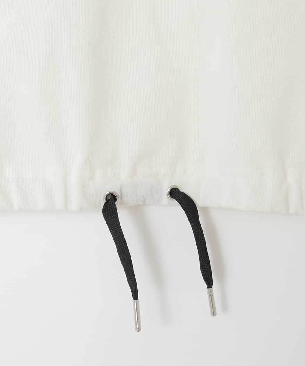 KJKED34029 a.v.v KIDS(アー・ヴェ・ヴェ) [130-160]配色ラインロゴカットソー ホワイト