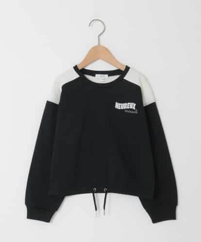 KJKED34029 a.v.v KIDS [130-160]配色ラインロゴカットソー