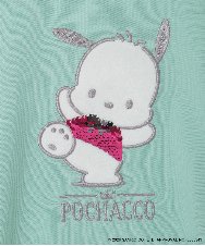 KJKED80034 a.v.v KIDS(アー・ヴェ・ヴェ) 【数量限定】[110-140][シナモロール＆ポチャッコ]スパンコールTシャツ グリーン