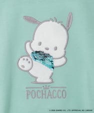 KJKED80034 a.v.v KIDS(アー・ヴェ・ヴェ) 【数量限定】[110-140][シナモロール＆ポチャッコ]スパンコールTシャツ グリーン