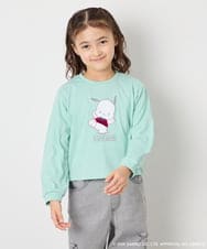 KJKED80034 a.v.v KIDS(アー・ヴェ・ヴェ) 【数量限定】[110-140][シナモロール＆ポチャッコ]スパンコールTシャツ ライトブルー