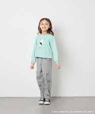 KJKED80034 a.v.v KIDS(アー・ヴェ・ヴェ) 【数量限定】[110-140][シナモロール＆ポチャッコ]スパンコールTシャツ ライトブルー