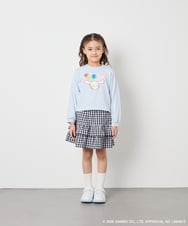 KJKED80034 a.v.v KIDS(アー・ヴェ・ヴェ) 【数量限定】[110-140][シナモロール＆ポチャッコ]スパンコールTシャツ ライトブルー