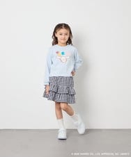 KJKED80034 a.v.v KIDS(アー・ヴェ・ヴェ) 【数量限定】[110-140][シナモロール＆ポチャッコ]スパンコールTシャツ ライトブルー