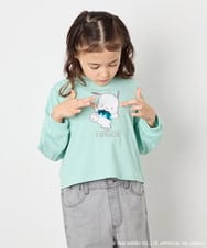 KJKED80034 a.v.v KIDS(アー・ヴェ・ヴェ) 【数量限定】[110-140][シナモロール＆ポチャッコ]スパンコールTシャツ ライトブルー