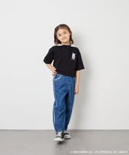 KJKED81044 a.v.v KIDS(アー・ヴェ・ヴェ) 【数量限定】[110-160][シナモロール＆ポチャッコ]ミミ付きオーバーTシャツ アイボリー