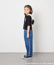 KJKED81044 a.v.v KIDS(アー・ヴェ・ヴェ) 【数量限定】[110-160][シナモロール＆ポチャッコ]ミミ付きオーバーTシャツ アイボリー