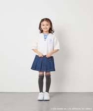 KJKED81044 a.v.v KIDS(アー・ヴェ・ヴェ) 【数量限定】[110-160][シナモロール＆ポチャッコ]ミミ付きオーバーTシャツ アイボリー