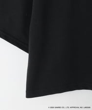 KJKED81044 a.v.v KIDS(アー・ヴェ・ヴェ) 【数量限定】[110-160][シナモロール＆ポチャッコ]ミミ付きオーバーTシャツ ブラック