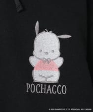 KJKED81044 a.v.v KIDS(アー・ヴェ・ヴェ) 【数量限定】[110-160][シナモロール＆ポチャッコ]ミミ付きオーバーTシャツ ブラック