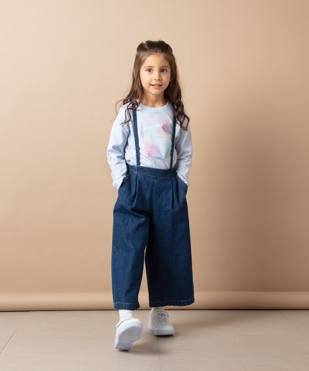 KJKET30024 a.v.v KIDS(アー・ヴェ・ヴェ) 【キラピチ4月号掲載商品】[140-150]ロゴアソートロンT ホワイト