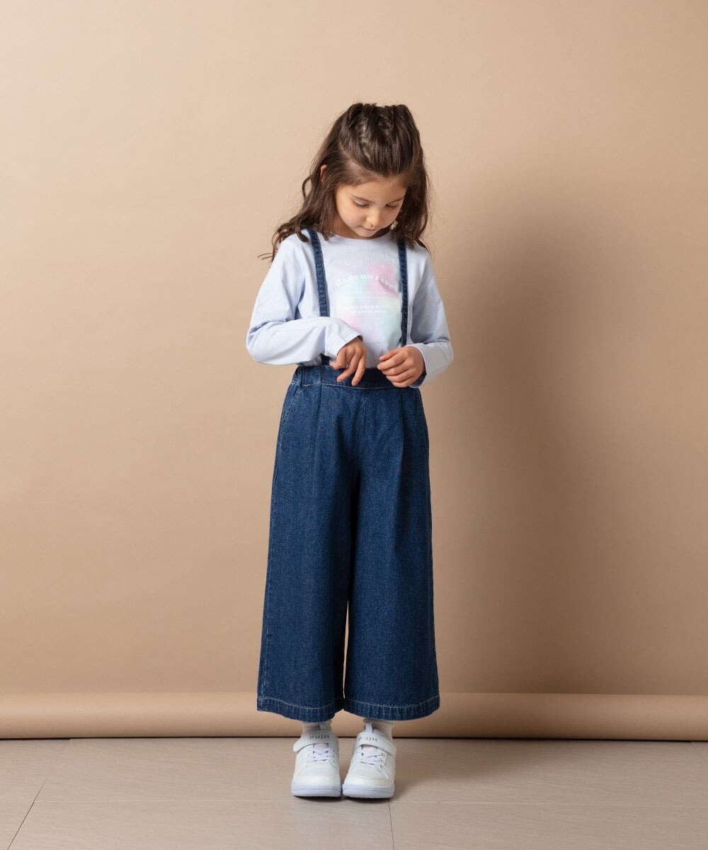 KJKET30024 a.v.v KIDS(アー・ヴェ・ヴェ) 【キラピチ4月号掲載商品】[140-150]ロゴアソートロンT ホワイト