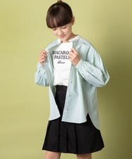 KJKET30024 a.v.v KIDS(アー・ヴェ・ヴェ) 【キラピチ4月号掲載商品】[140-150]ロゴアソートロンT ホワイト
