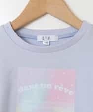 KJKET30024 a.v.v KIDS(アー・ヴェ・ヴェ) 【キラピチ4月号掲載商品】[140-150]ロゴアソートロンT ライトブルー