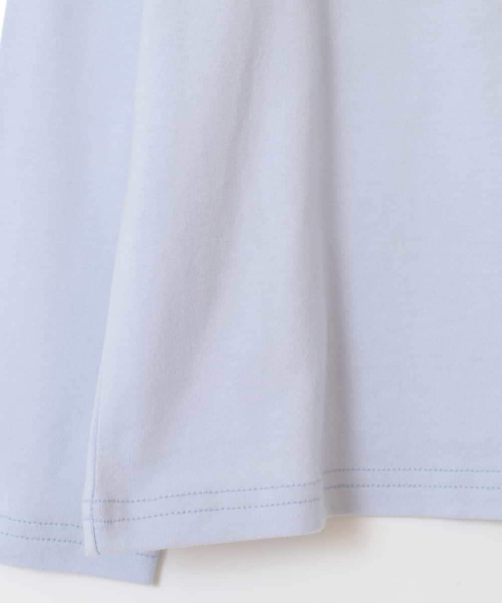 KJKET30024 a.v.v KIDS(アー・ヴェ・ヴェ) 【キラピチ4月号掲載商品】[140-150]ロゴアソートロンT ライトブルー