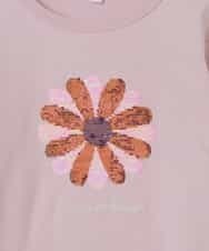 KJKET31024 a.v.v KIDS(アー・ヴェ・ヴェ) [140-150]トゥインクルスパンコールロンT 【WEB限定カラー】ピンク