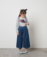 KJKEU31029 a.v.v KIDS(アー・ヴェ・ヴェ) [160]トゥインクルスパンコールロンT ライトブルー