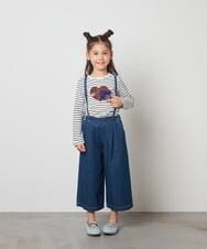 KJKEU31029 a.v.v KIDS(アー・ヴェ・ヴェ) [160]トゥインクルスパンコールロンT ライトブルー