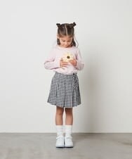 KJKEU31029 a.v.v KIDS(アー・ヴェ・ヴェ) [160]トゥインクルスパンコールロンT ライトブルー