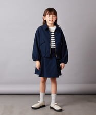 KJKEV32019 a.v.v KIDS(アー・ヴェ・ヴェ) [120-130]パネルボーダーロンＴ ライトイエロー