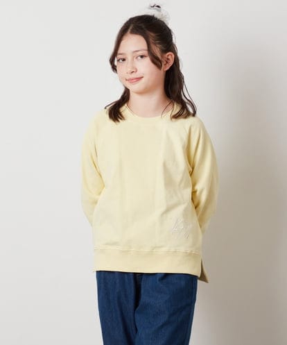 KJKEV36029 a.v.v KIDS [100-130]ショートスウェット