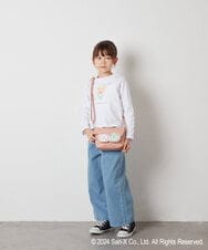 KJKEV80029 a.v.v KIDS(アー・ヴェ・ヴェ) [100-140]【すみっコぐらし】バックフリルＴシャツ ホワイト