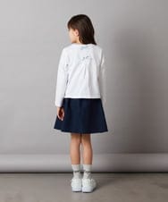 KJKEV81029 a.v.v KIDS(アー・ヴェ・ヴェ) [100-140]【すみっコぐらし】バックリボンＴシャツ ホワイト