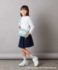 KJKEV81029 a.v.v KIDS(アー・ヴェ・ヴェ) [100-140]【すみっコぐらし】バックリボンＴシャツ ホワイト