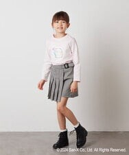 KJKEV82029 a.v.v KIDS(アー・ヴェ・ヴェ) [100-140]【すみっコぐらし】スパンコールＴシャツ ピンク