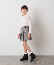 KJKEV82029 a.v.v KIDS(アー・ヴェ・ヴェ) [100-140]【すみっコぐらし】スパンコールＴシャツ ピンク