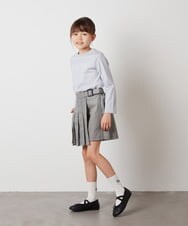 KJKEW31024 a.v.v KIDS(アー・ヴェ・ヴェ) [140-150]ロゴプリントロンＴ ホワイト