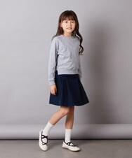 KJKEW36034 a.v.v KIDS(アー・ヴェ・ヴェ) [140-150]ショートスウェット ライトイエロー