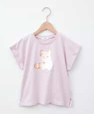 KJKFA04024 a.v.v KIDS(アー・ヴェ・ヴェ) [100-130]モチーフアソートTシャツ ピンク
