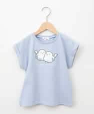 KJKFA04024 a.v.v KIDS(アー・ヴェ・ヴェ) [100-130]モチーフアソートTシャツ ライトブルー