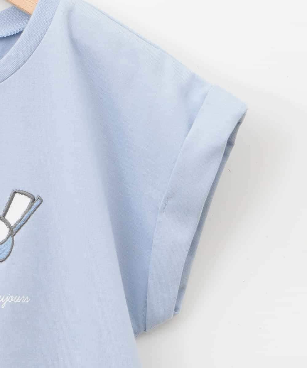 KJKFA04024 a.v.v KIDS(アー・ヴェ・ヴェ) [100-130]モチーフアソートTシャツ ライトブルー