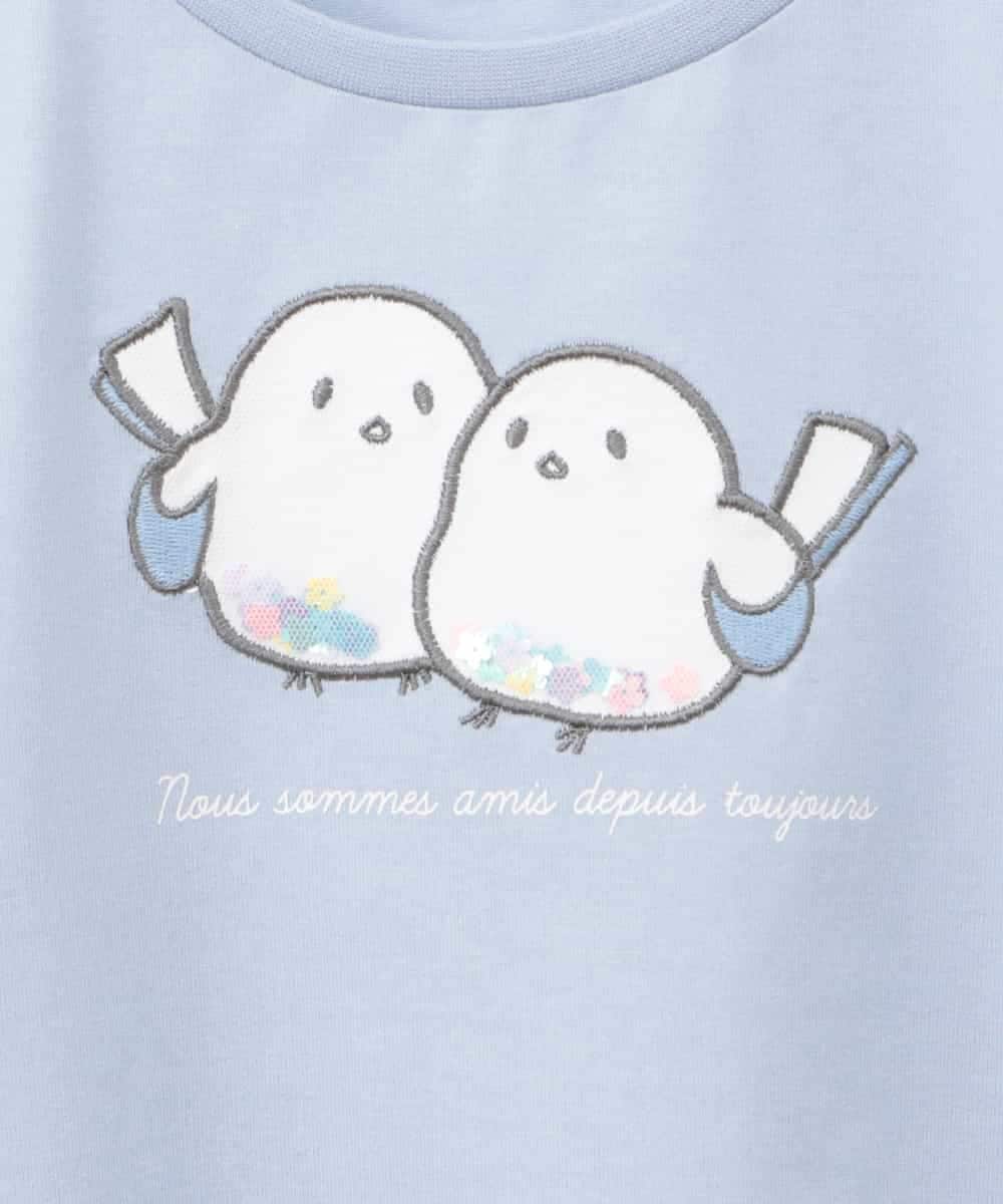 KJKFA04024 a.v.v KIDS(アー・ヴェ・ヴェ) [100-130]モチーフアソートTシャツ ライトブルー