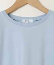 KJKFA06024 a.v.v KIDS(アー・ヴェ・ヴェ) [110-130]チュールドッキングリボンTシャツ ライトブルー