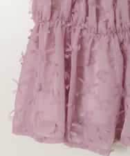 KJKFA07034 a.v.v KIDS(アー・ヴェ・ヴェ) [100-130]シフォンキャミドッキングトップス ラベンダー