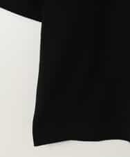 KJKFA14034 a.v.v KIDS(アー・ヴェ・ヴェ) 【接触冷感/ジメジメ対策】[130]袖スリットロゴTシャツ ブラック