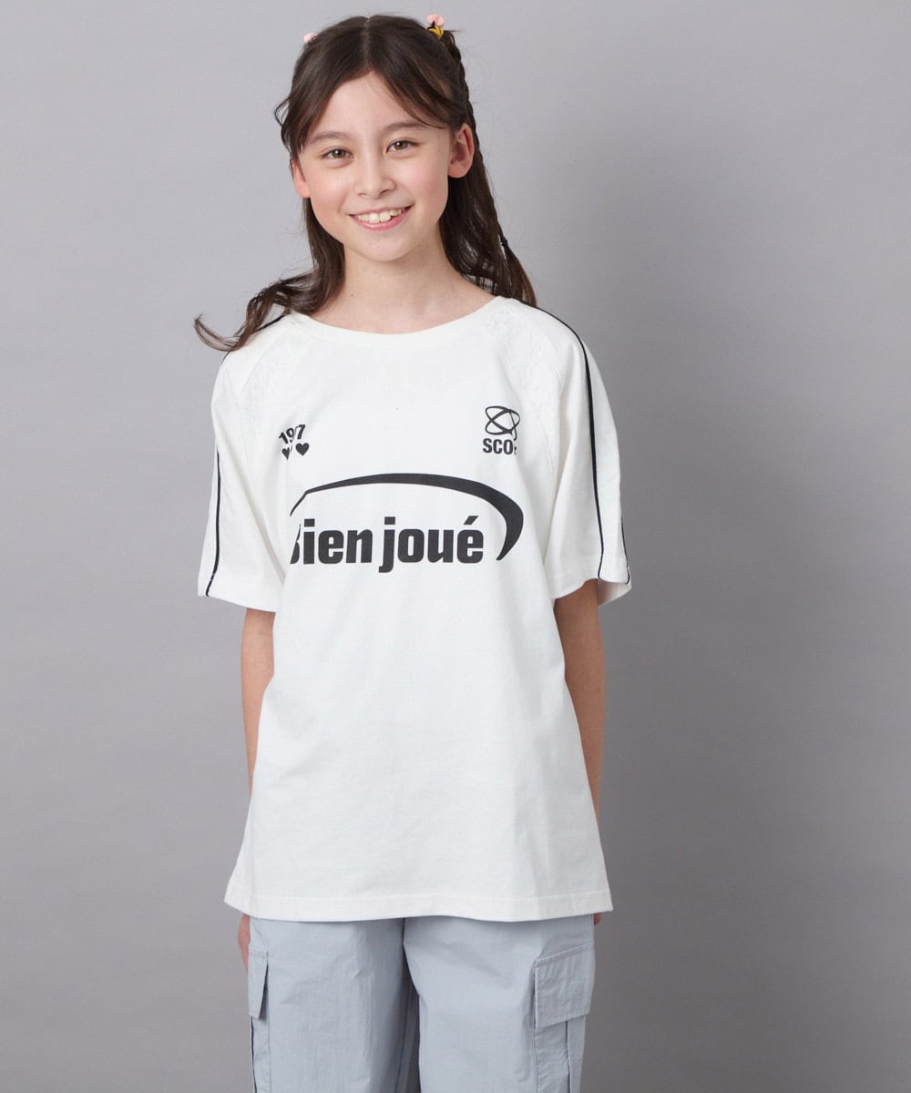 KJKFA41034 a.v.v KIDS [130]レースキリカエゲーミングＴシャツ
