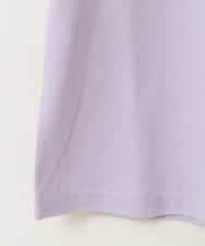 KJKFA49024 a.v.v KIDS(アー・ヴェ・ヴェ) [100-130]ソデレースアップＴシャツ ラベンダー