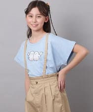 KJKFB04029 a.v.v KIDS(アー・ヴェ・ヴェ) [140-150]モチーフアソートTシャツ ライトブルー